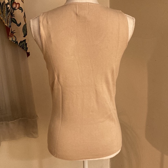 Ruby Rd. Beige Sequin Tank - Picture 3 of 3